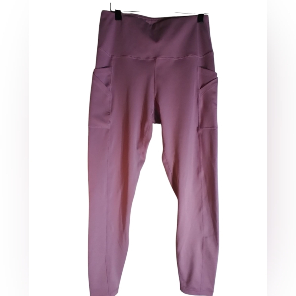 Velocity High-Waisted Leggings with Pockets Size M Yoga Exercise Walking Beach